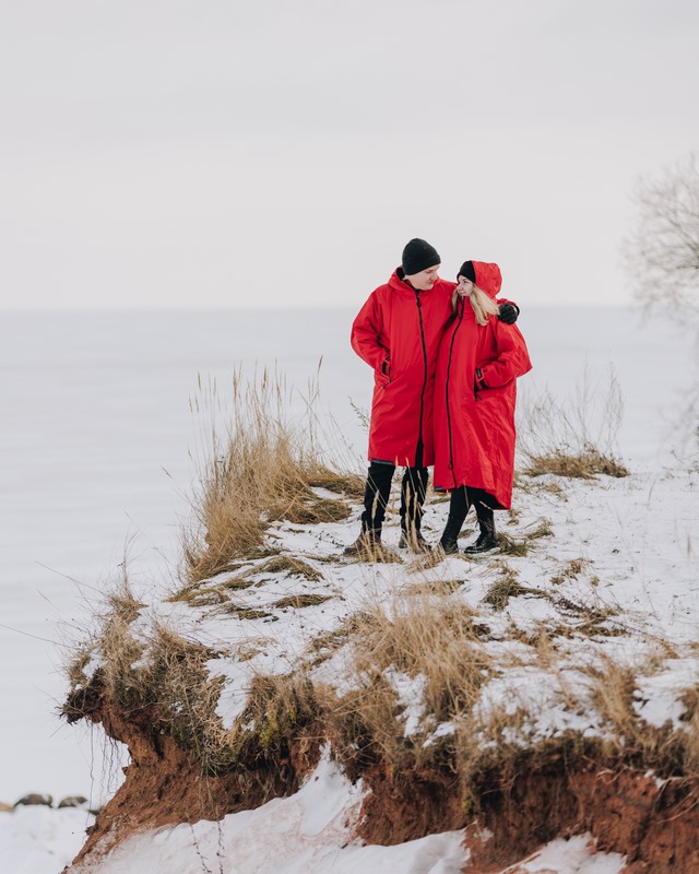Külmavares Supervares punane ilmastikukindel mantel talv 1